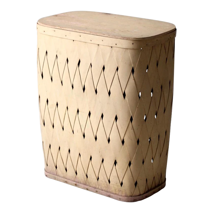 Antique Hamper Basket 1 Antique Hamper Basket