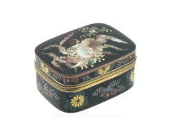 Antique Japanese Meiji Enameled Kogo Incense Box -Chairish Shop antique japanese meiji enameled kogo incense box 3730