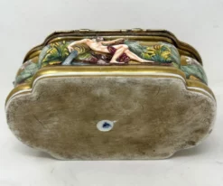 Antique Naples Capodimonte Porcelain Gilt Mounted Jewlery Dresser Or Trinket Box Casket 13 Antique Naples Capodimonte Porcelain Gilt Mounted Jewlery Dresser Or Trinket Box Casket -Chairish Shop antique naples capodimonte porcelain gilt mounted jewlery dresser or trinket box casket 9721