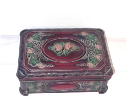 Antique Painted Victorian Jewelry Box -Chairish Shop antique painted victorian jewelry box 8294 scaled