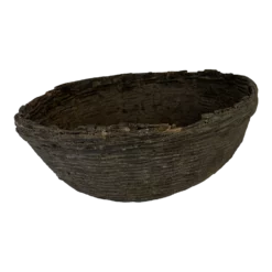 Antique Rattan Basket From India