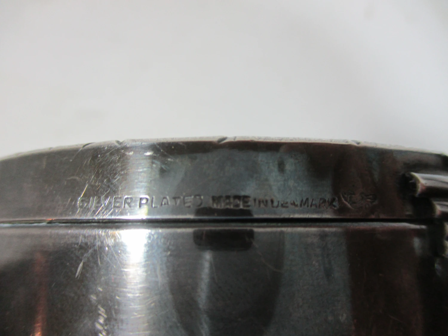 Antique Silver-Plated Round Repousse Box, Made In Denmark 7 Antique Silver-Plated Round Repousse Box, Made In Denmark - Image 7