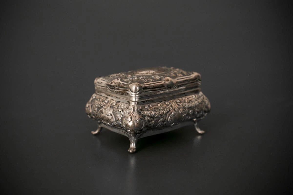 Antique Silver Sugar Bowl 8 Antique Silver Sugar Bowl - Image 8