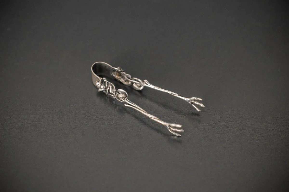 Antique Silver Sugar Bowl 2 Antique Silver Sugar Bowl - Image 2