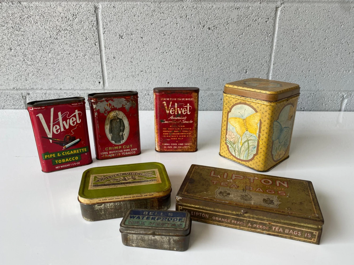 Antique Tobacco And Tea Tins 7 Antique Tobacco And Tea Tins - Image 7
