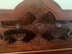 Antique Victorian Mahogany Canterbury/ Magazine Stand -Chairish Shop antique victorian mahogany canterbury magazine stand 7106 scaled