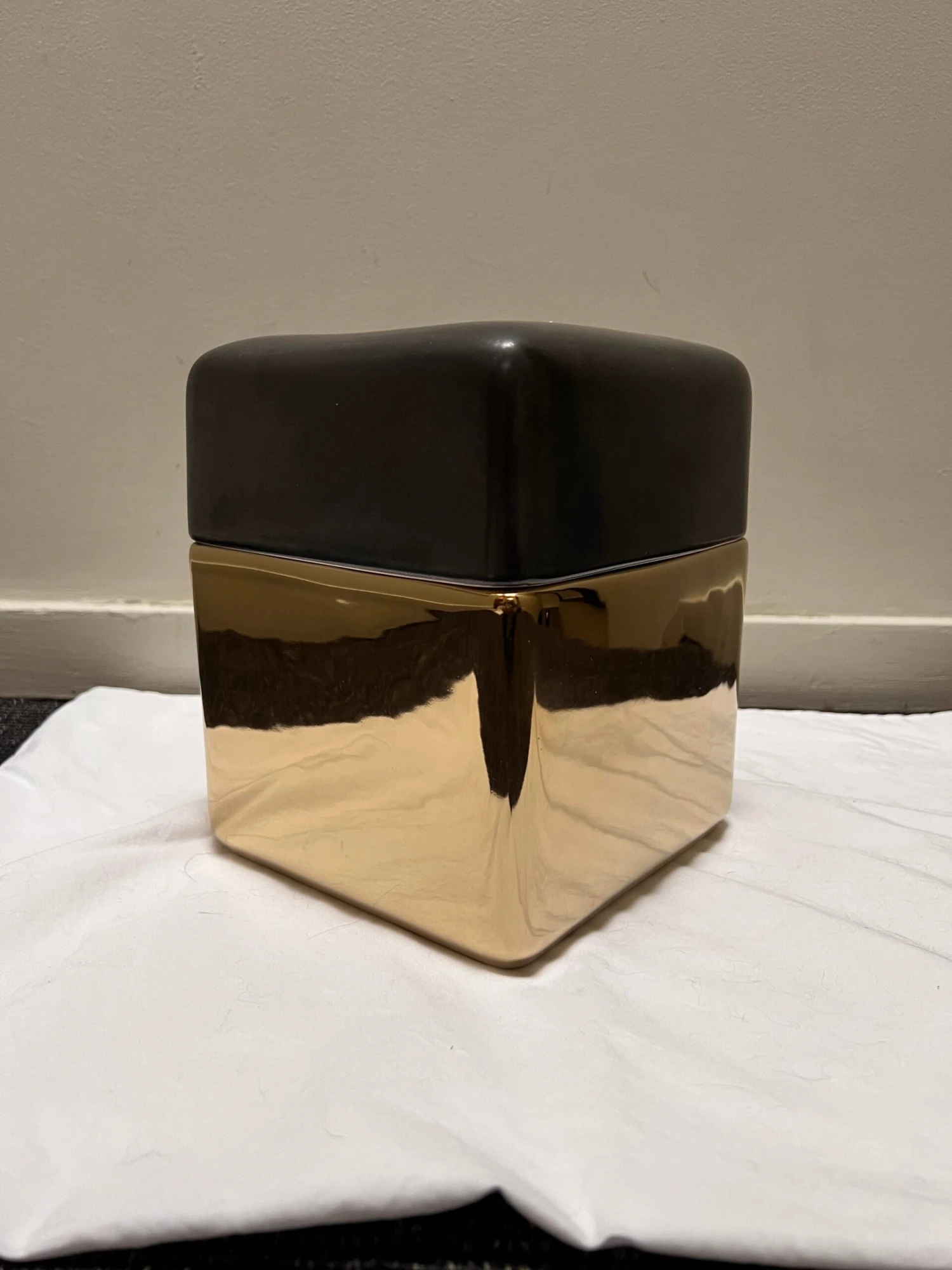 Arteriors Porcelain Cubist Decorative Box 3 Arteriors Porcelain Cubist Decorative Box - Image 3