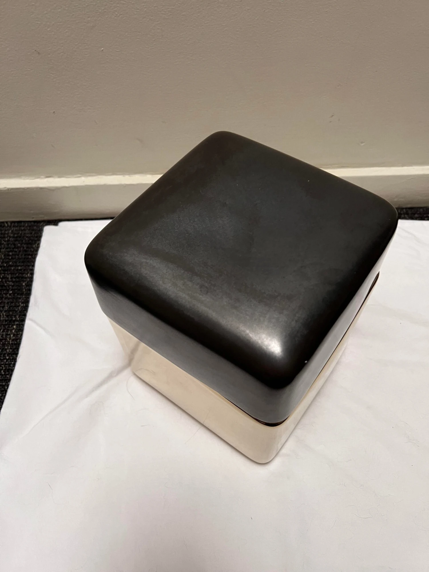 Arteriors Porcelain Cubist Decorative Box 5 Arteriors Porcelain Cubist Decorative Box - Image 5