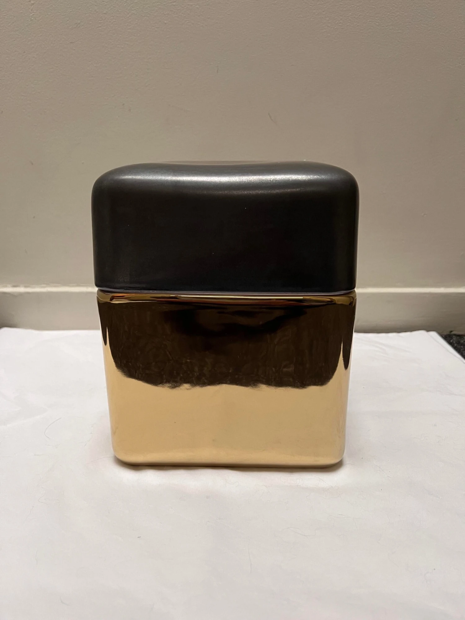 Arteriors Porcelain Cubist Decorative Box 2 Arteriors Porcelain Cubist Decorative Box - Image 2