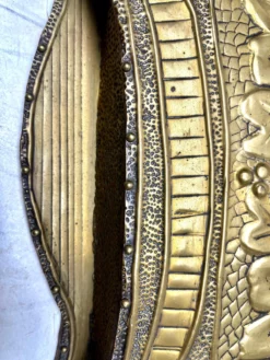 Arts & Crafts Beaten Copper Magazines Holder With Original Patina, 1926 -Chairish Shop arts and crafts beaten copper magazines holder with original patina 1926 1023 scaled