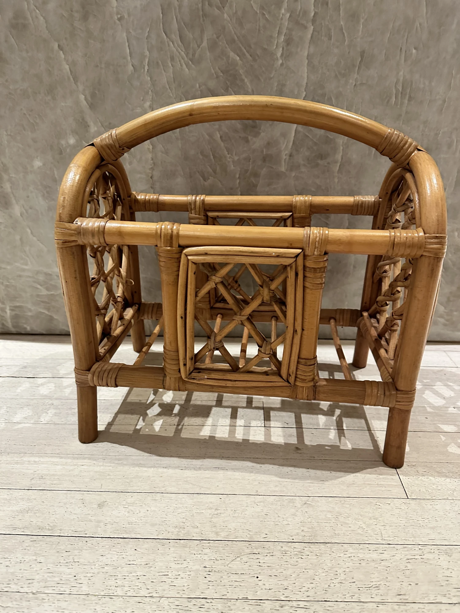 Bamboo Handmade Magazine Holder 2 Bamboo Handmade Magazine Holder - Image 2