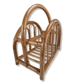Bamboo Magazine Book Rack Holder Petite Bent Wood Rattan 13 Bamboo Magazine Book Rack Holder Petite Bent Wood Rattan -Chairish Shop bamboo magazine book rack holder petite bent wood rattan 1403