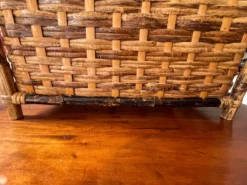 Bamboo, Rattan Magazine Stand -Chairish Shop bamboo rattan magazine stand 9227 scaled