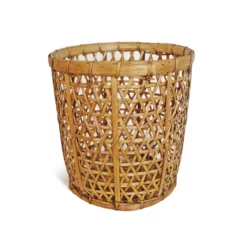 Bamboo Weave Basket Small -Chairish Shop bamboo weave basket small 6512