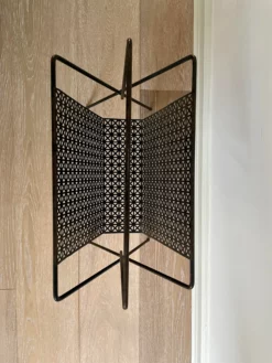 Black Iron Magazine Rack In The Style Of Mathieu Matégot 10 Black Iron Magazine Rack In The Style Of Mathieu Matégot -Chairish Shop black iron magazine rack in the style of mathieu mategot 7488 scaled