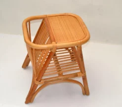 Bohemian Mid-Century Modern Handcrafted Bamboo & Cane Magazine Rack Side Table 12 Bohemian Mid-Century Modern Handcrafted Bamboo & Cane Magazine Rack Side Table -Chairish Shop bohemian mid century modern handcrafted bamboo and cane magazine rack side table 0843 scaled