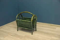 Bohemian Rattan Magazine Rack, 1960s -Chairish Shop bohemian rattan magazine rack 1960s 1379