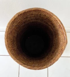 Boho Chic Woven Rattan Umbrella Stand 14 Boho Chic Woven Rattan Umbrella Stand -Chairish Shop boho chic woven rattan umbrella stand 0714 scaled