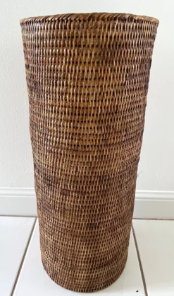 Boho Chic Woven Rattan Umbrella Stand 15 Boho Chic Woven Rattan Umbrella Stand -Chairish Shop boho chic woven rattan umbrella stand 4005 scaled