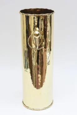 Brass Column Umbrella Stand With Ring Door Knocker Vintage -Chairish Shop brass column umbrella stand with ring door knocker vintage 7812