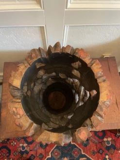 Carved Wood Umbrella Stand 7 Carved Wood Umbrella Stand -Chairish Shop carved wood umbrella stand 4997