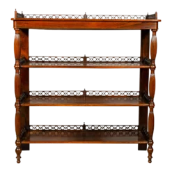 Charles X Rosewood Book Shelf