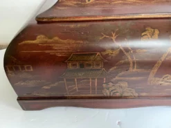 Chinese Asian Red Lacquer Box Vessel Urn -Chairish Shop chinese asian red lacquer box vessel urn 1301 scaled