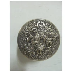 Chinese Silver Hand Chased Covered Box 10 Chinese Silver Hand Chased Covered Box -Chairish Shop chinese silver hand chased covered box 7649