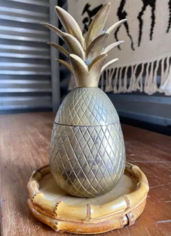 Chinoiserie Chic Brass Pineapple Trinket Box On Bamboo Plateau 12 Chinoiserie Chic Brass Pineapple Trinket Box On Bamboo Plateau -Chairish Shop chinoiserie chic brass pineapple trinket box on bamboo plateau 7997 scaled
