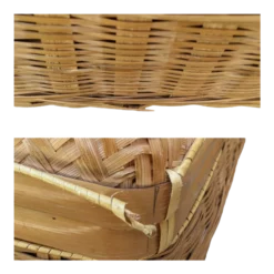 Chinoiserie Coastal Boho Chic Lidded Basket -Chairish Shop chinoiserie coastal boho chic lidded basket 3732