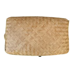 Chinoiserie Coastal Boho Chic Lidded Basket -Chairish Shop chinoiserie coastal boho chic lidded basket 8296