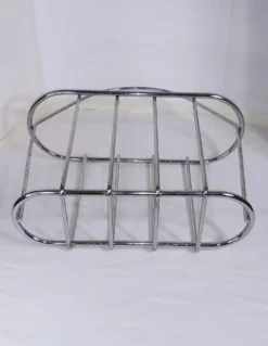 Chrome Magazine Rack Mid-Century C. 1980s 12 Chrome Magazine Rack Mid-Century C. 1980s -Chairish Shop chrome magazine rack mid century c 1980s 7794