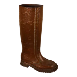 Contemporary Modern Bronze Cast Boot Cane/Umbrella Holder