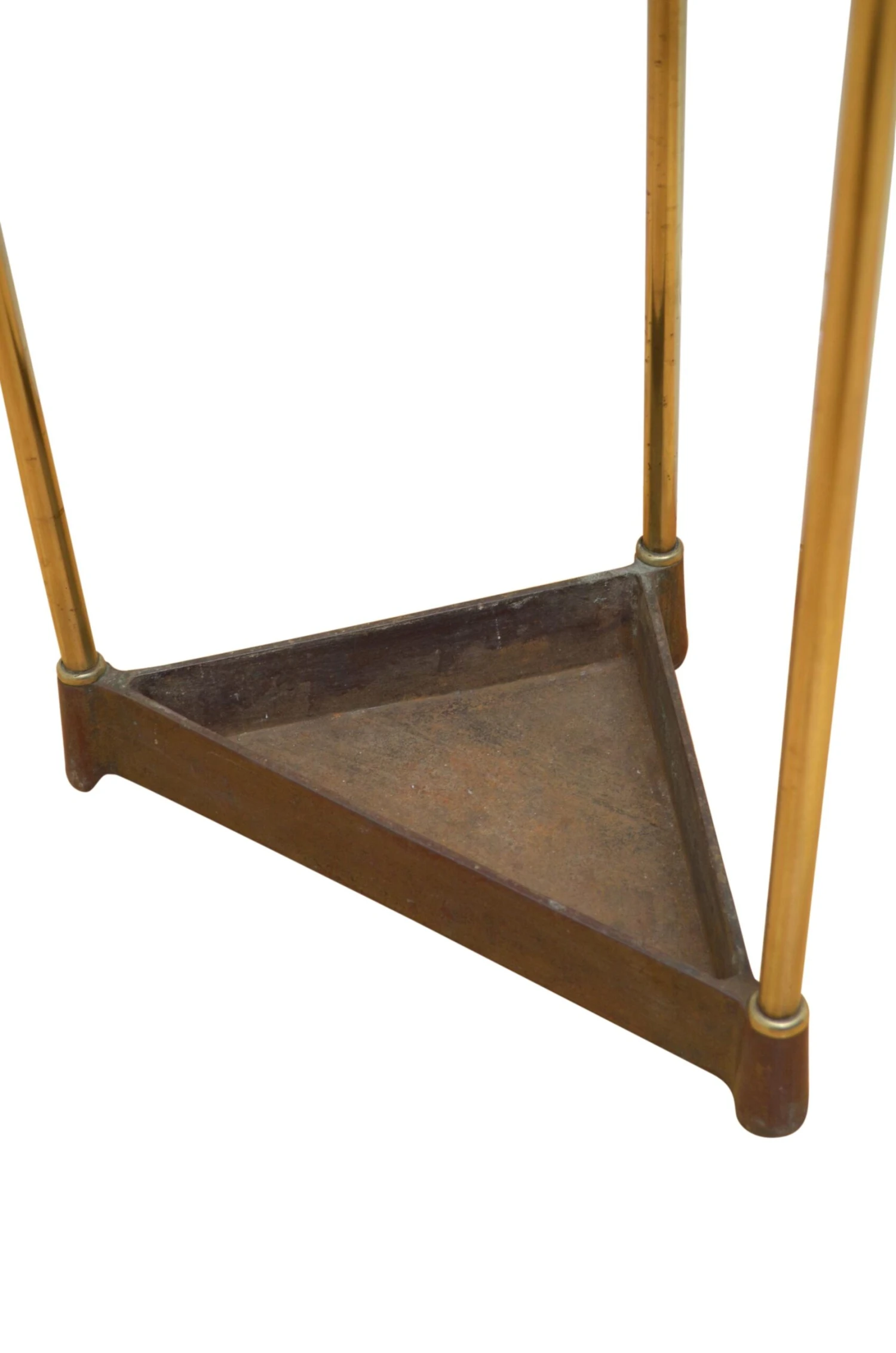 Corner Umbrella Stand In Brass, 1890s 4 Corner Umbrella Stand In Brass, 1890s - Image 4