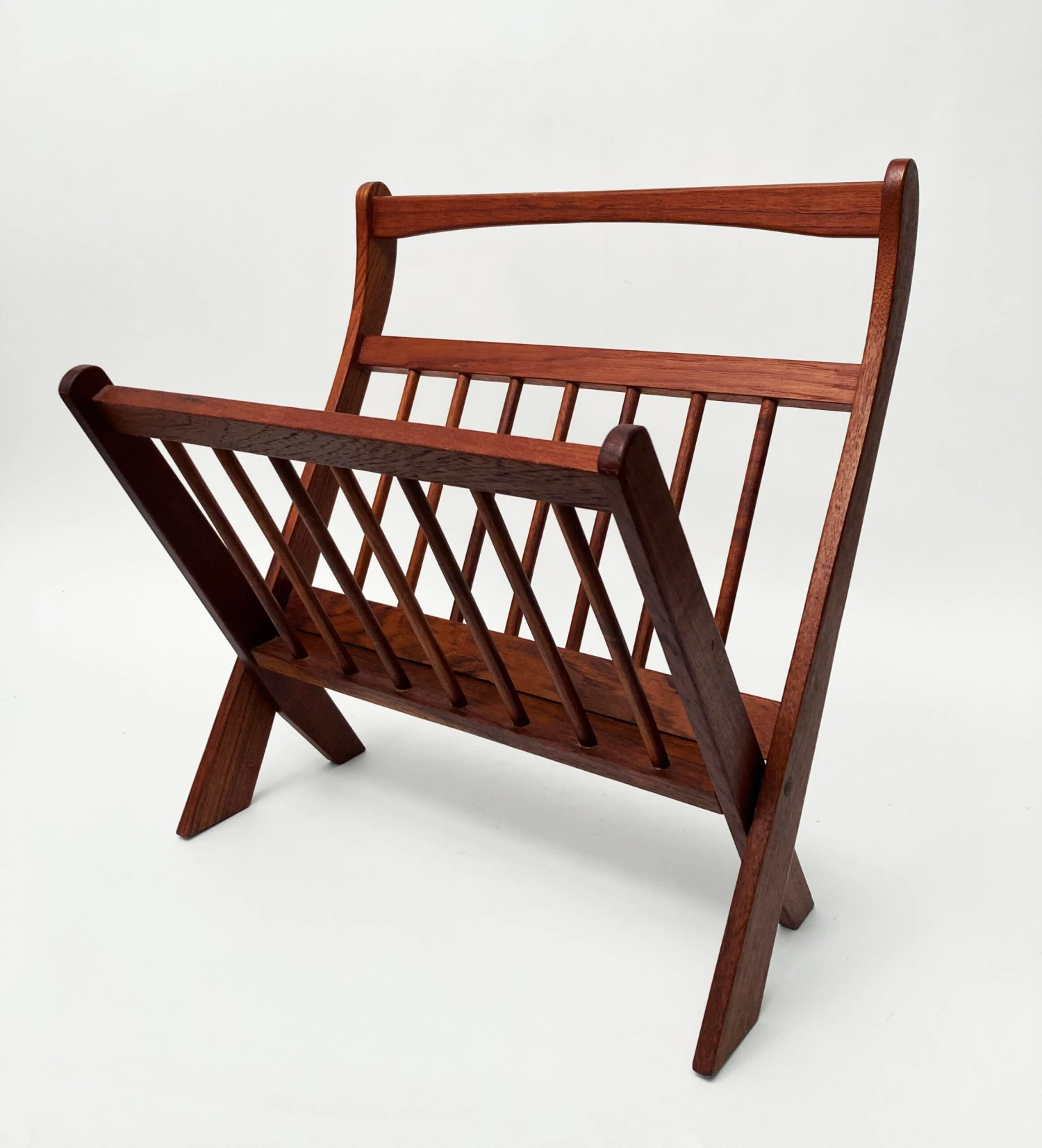 Danish Mid Century Modern Design Magazine Rack 2 Danish Mid Century Modern Design Magazine Rack - Image 2