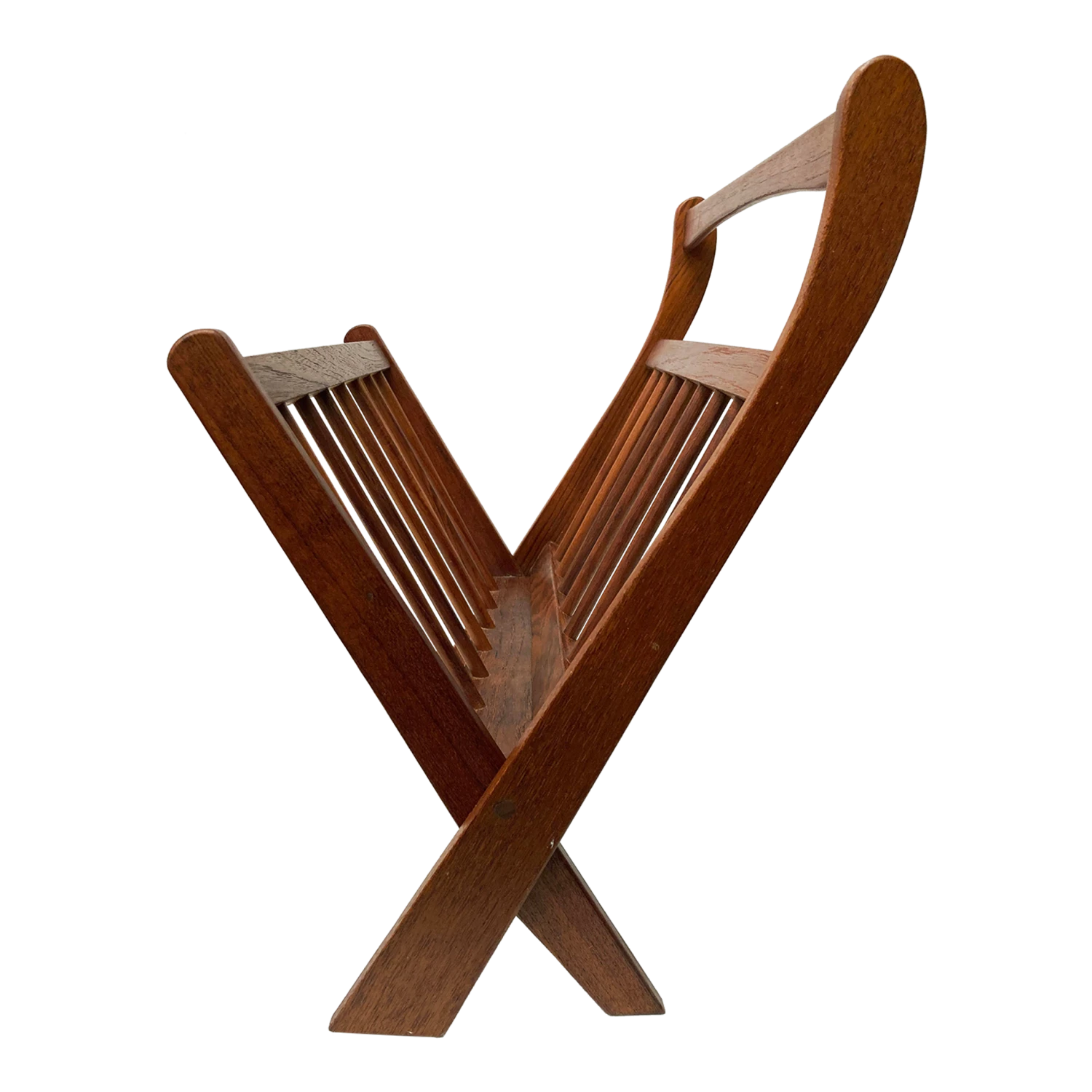 Danish Mid Century Modern Design Magazine Rack 1 Danish Mid Century Modern Design Magazine Rack