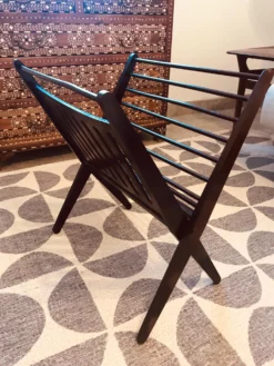 Danish Modern Magazine Stand In Dark Brown Beechwood, 1950s 13 Danish Modern Magazine Stand In Dark Brown Beechwood, 1950s -Chairish Shop danish modern magazine stand in dark brown beechwood 1950s 5312