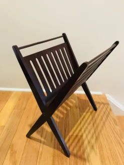 Danish Modern Magazine Stand In Dark Brown Beechwood, 1950s 15 Danish Modern Magazine Stand In Dark Brown Beechwood, 1950s -Chairish Shop danish modern magazine stand in dark brown beechwood 1950s 8346