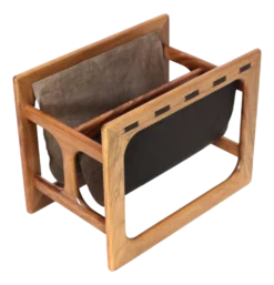 Danish Newspaper Tray From Salin Møbler, 1970s