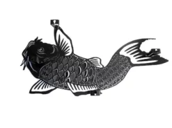 Designer Metal Koi Fish Multi-Purpose Space Organizer 11 Designer Metal Koi Fish Multi-Purpose Space Organizer -Chairish Shop designer metal koi fish multi purpose space organizer 4546