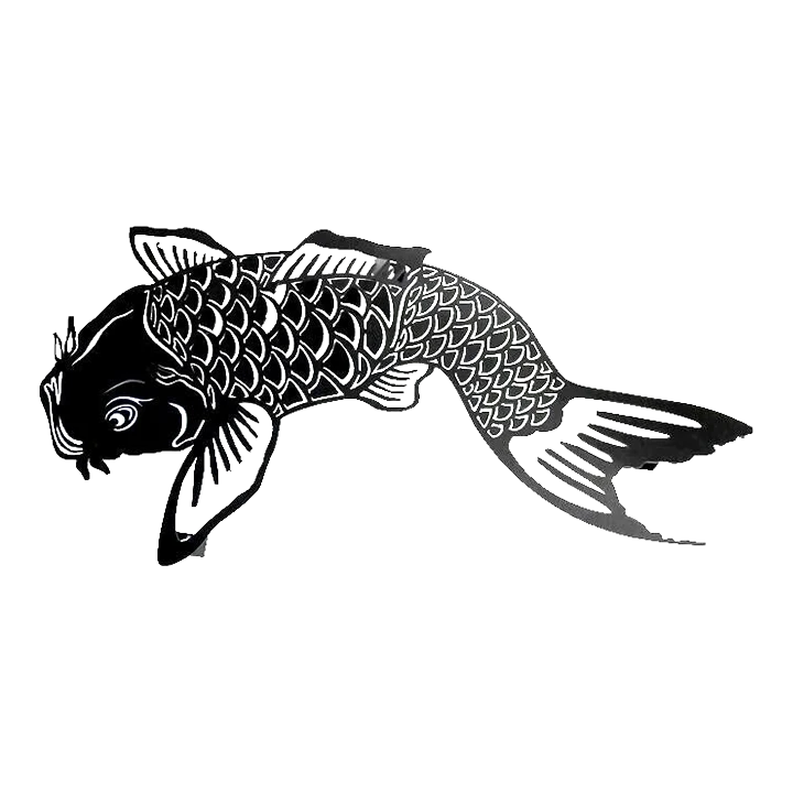 Designer Metal Koi Fish Multi-Purpose Space Organizer 1 Designer Metal Koi Fish Multi-Purpose Space Organizer