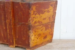 Distressed Wooden Harvest Basket 13 Distressed Wooden Harvest Basket -Chairish Shop distressed wooden harvest basket 5451