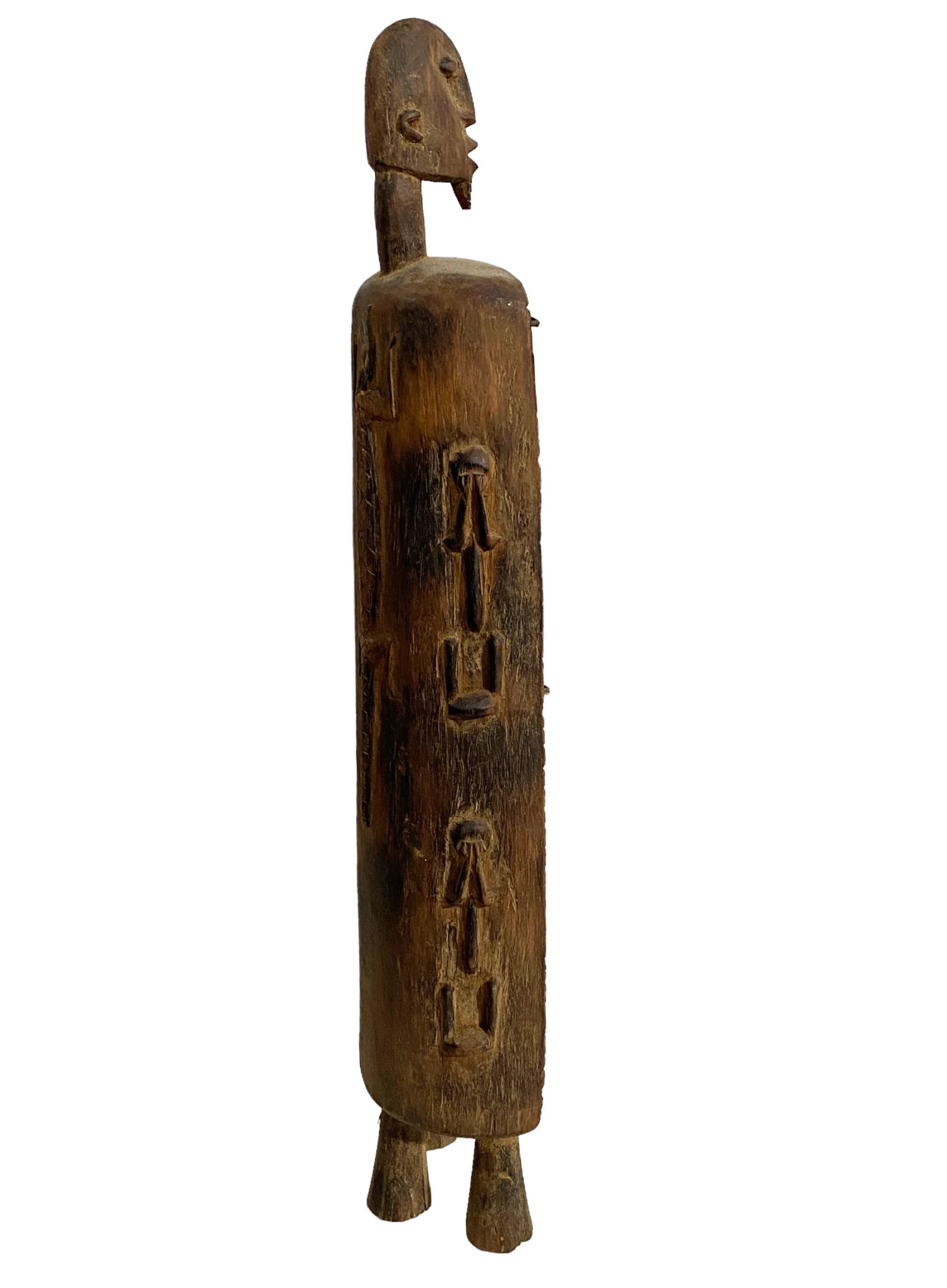 Dogon Wooden Medicine / Tobacco Box Mali 18.5" H 5 Dogon Wooden Medicine / Tobacco Box Mali 18.5" H - Image 5
