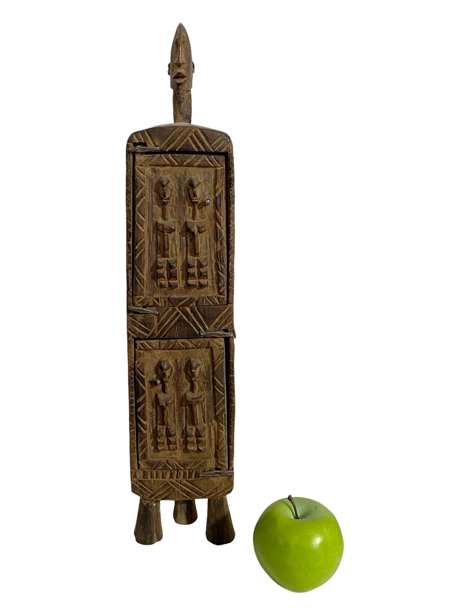 Dogon Wooden Medicine / Tobacco Box Mali 18.5" H 3 Dogon Wooden Medicine / Tobacco Box Mali 18.5" H - Image 3