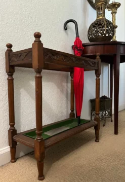 Early 1900s English Oak Umbrella Stand -Chairish Shop early 1900s english oak umbrella stand 3468 scaled