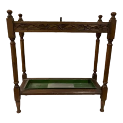 Early 1900s English Oak Umbrella Stand