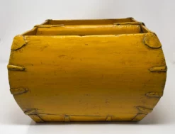 Early 20th Century Chinese Wooden Rice Grain Dou Basket, Yellow Lacquer 13 Early 20th Century Chinese Wooden Rice Grain Dou Basket, Yellow Lacquer -Chairish Shop early 20th century chinese wooden rice grain dou basket yellow lacquer 3361 scaled