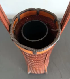 Early 20th Century Japanese Lacquered Ikebana Bamboo Basket 13 Early 20th Century Japanese Lacquered Ikebana Bamboo Basket -Chairish Shop early 20th century japanese lacquered ikebana bamboo basket 6561