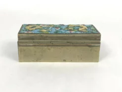 Early 20th Century Vintage Chinese Double Dragon Celestial Flaming Pearl Enamel Brass Stamp Box -Chairish Shop early 20th century vintage chinese double dragon celestial flaming pearl enamel brass stamp box 5384