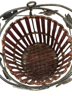 Early 21st Century Bamboo And Metal Umbrella Stand With Grape Vine Edging Design 14 Early 21st Century Bamboo And Metal Umbrella Stand With Grape Vine Edging Design -Chairish Shop early 21st century bamboo and metal umbrella stand with grape vine edging design 0225 scaled